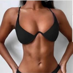 NWTs Zaful plunge bikini top